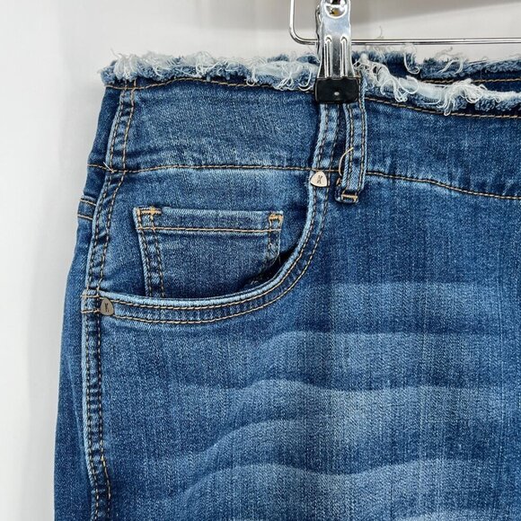 Kut from the Kloth Womens Plus Size 20W Jeans High Rise Skinny  Raw Hem  Waist - Picture 6 of 16